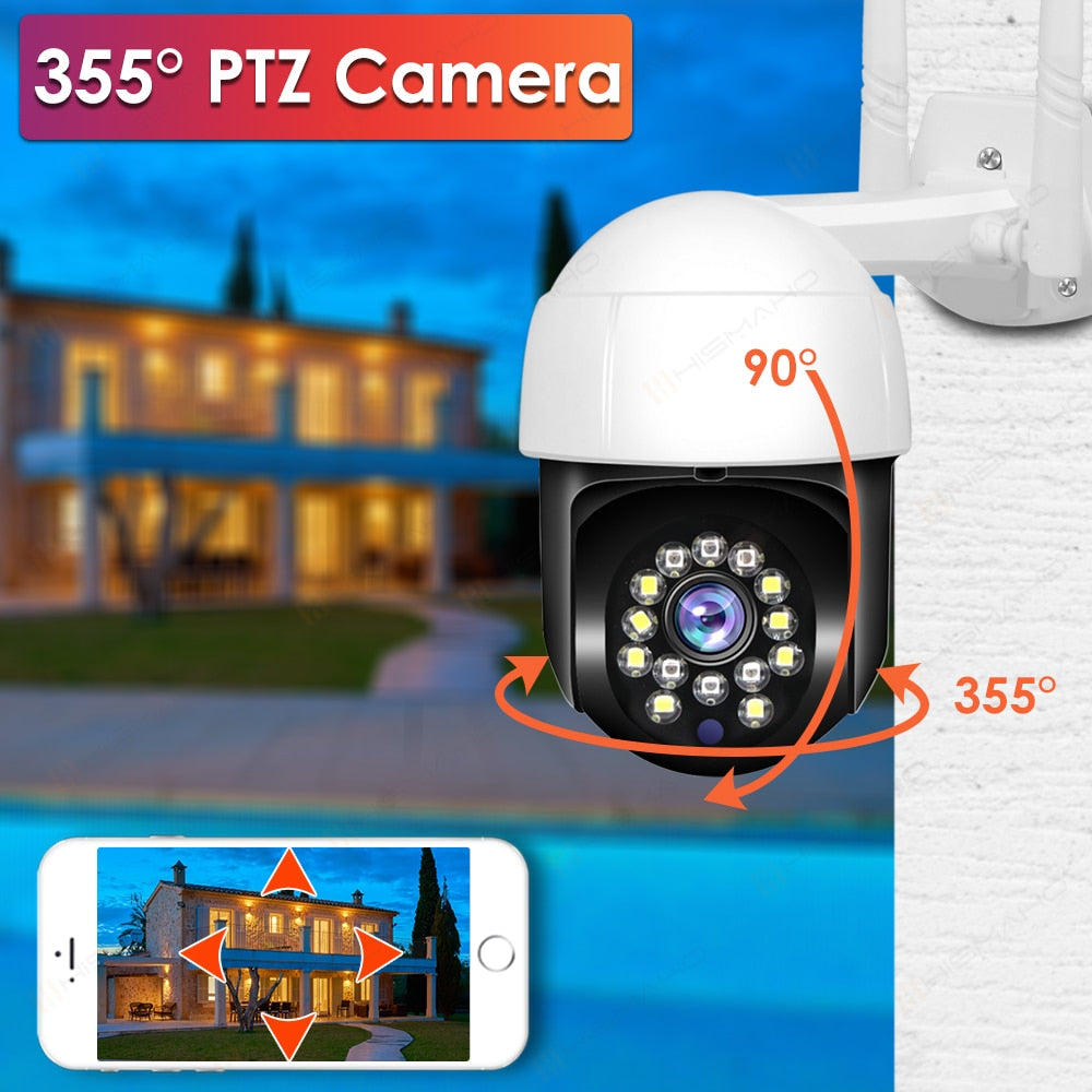 5MP IP Camera WiFi Surveillance Camera 1080P PTZ